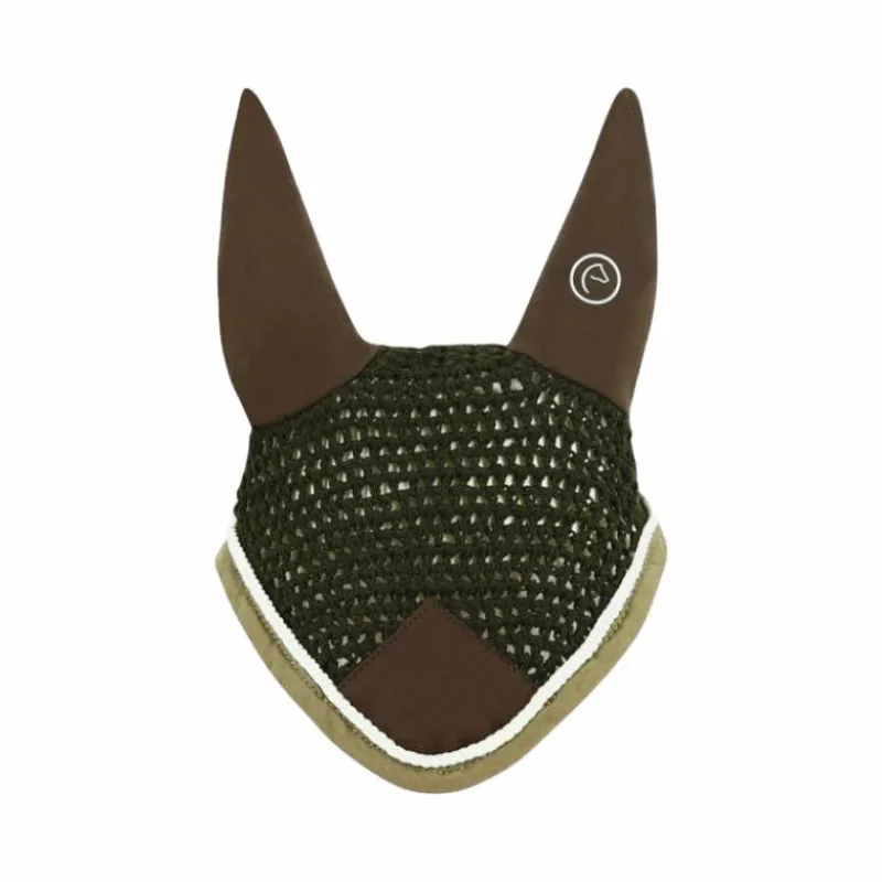 Online - Bonnet chasse-mouches Polyfun chocolat Cso|Bonnets Pour Chevaux