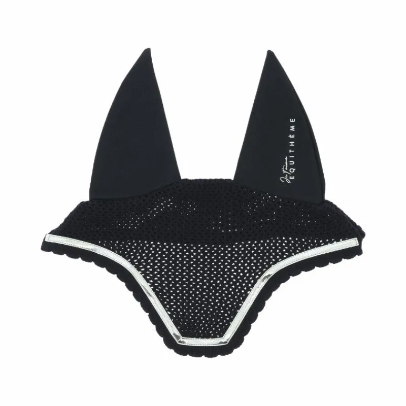 Bonnets Pour Chevaux*Equithème - Bonnet pour chevaux Mirror Je t'aime marine Bleu