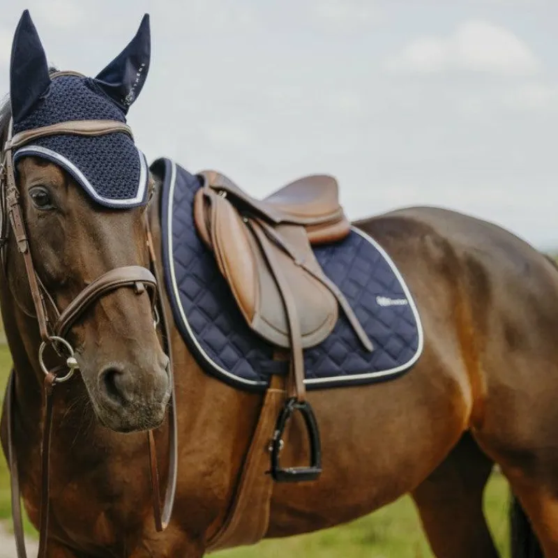Bonnets Pour Chevaux*Equithème - Bonnet pour chevaux Mirror Je t'aime marine Bleu