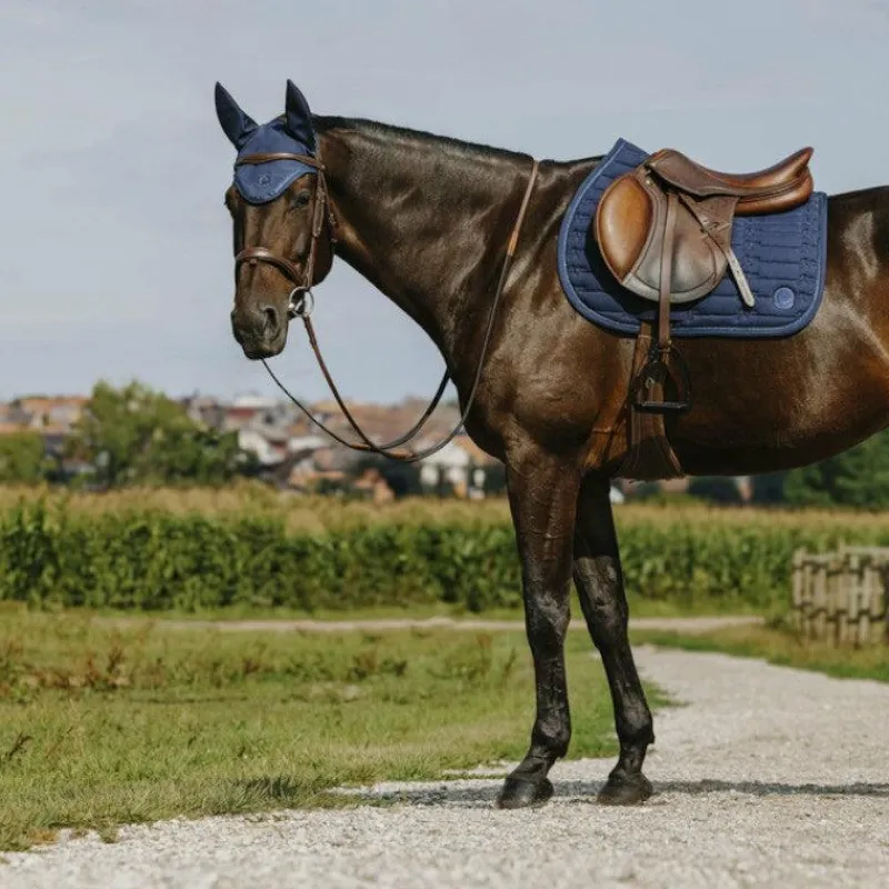 Bonnets Pour Chevaux*Equithème - Bonnet pour chevaux Origine Je t'aime marine Bleu