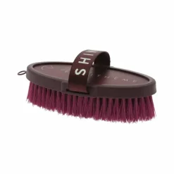 Brosses Douces*Equithème - Brosse douce Je t'aime Bordeaux