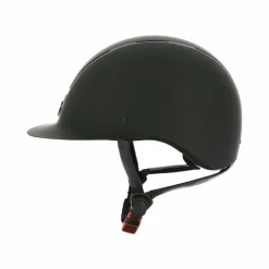 Casques D'Équitation À Visière Polo|Casques D'Équitation*Equithème - Casque d'équitation visière large Glint mat Noir