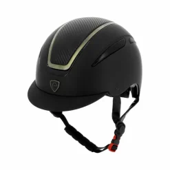 Casques D'Équitation À Visière Standard|Casques D'Équitation*Equithème - Casque d'équitation Agris chrome carbone Noir