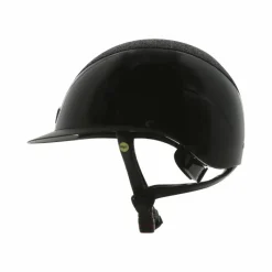 Casques D'Équitation À Visière Polo|Casques D'Équitation*Equithème - Casque Wings brillant lamé Noir