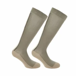 Sale - Chaussettes Classic tricolore taupe (x1) Chaussettes D'Équitation
