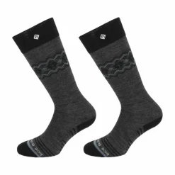 Chaussettes D'Équitation*Equithème - Chaussettes d'équitation Frida anthracite (x1) Gris