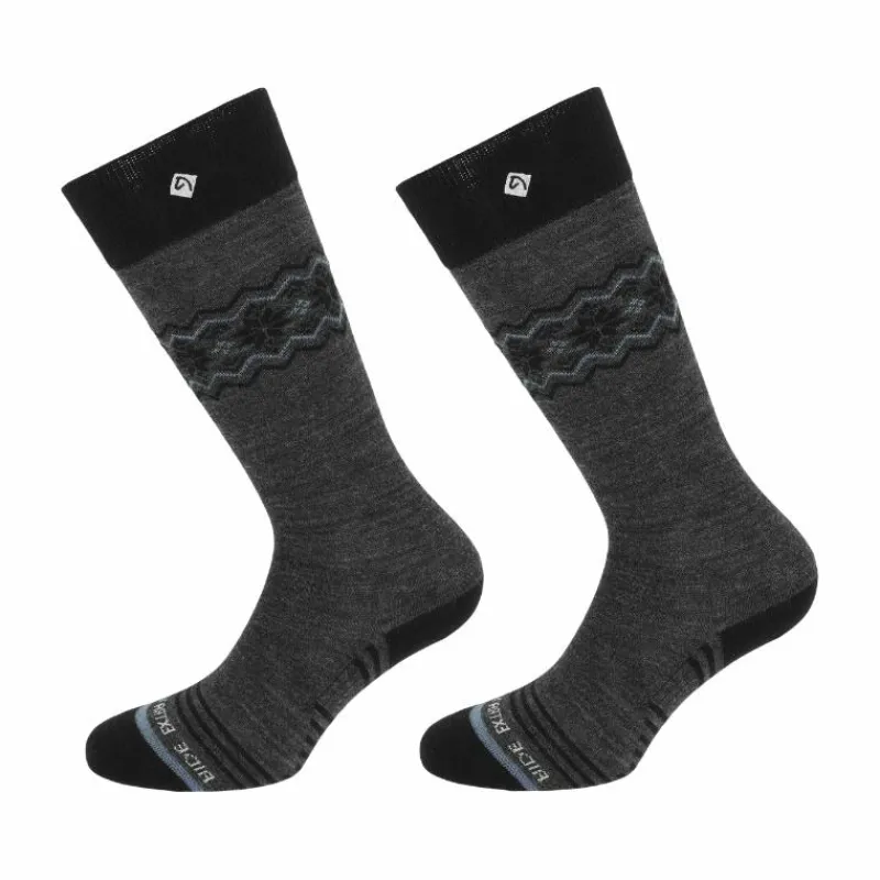 Chaussettes D'Équitation*Equithème - Chaussettes d'équitation Frida anthracite (x1) Gris