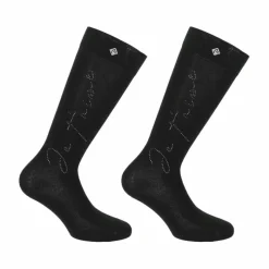 Discount - Chaussettes d'équitation Cassis Je t'aime (x1) Chaussettes D'Équitation
