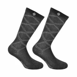 Sale - Chaussettes d'équitation Sandra anthracite Chaussettes D'Équitation
