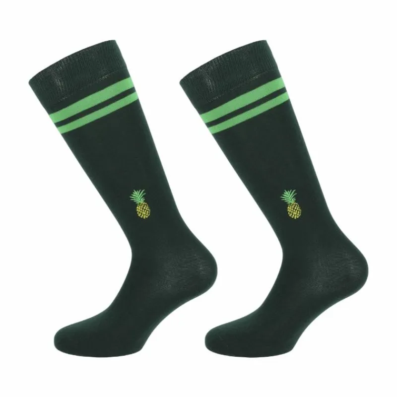 Chaussettes D'Équitation*Equithème - Chaussettes d'équitation Nikita foncé (x1) Vert