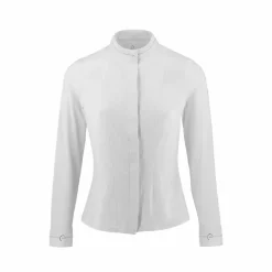 Polos Et Chemises*Equithème - Chemise à manches longues de concours femme Julia he Blanc