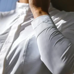 Polos Et Chemises*Equithème - Chemise à manches longues de concours femme Julia he Blanc