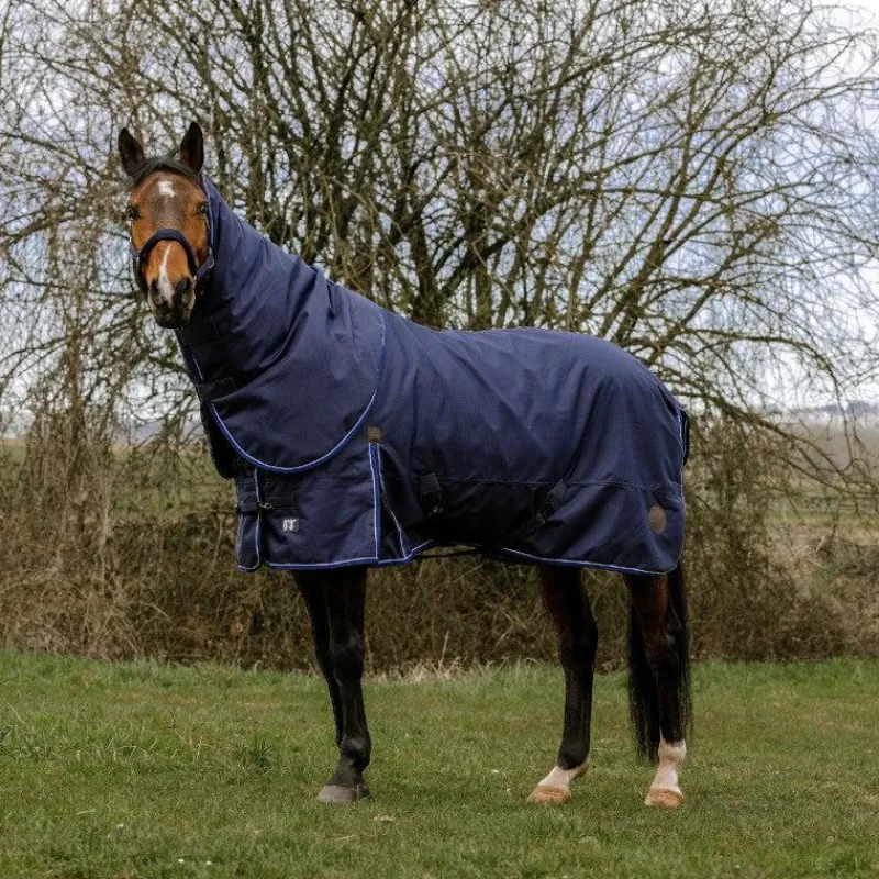 Couvertures Et Chemises*Equithème - Couverture Classic 3 Layers 200g Marine