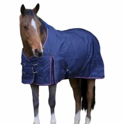 Couvertures Et Chemises*Equithème - Couverture d'écurie 840D 50g Marine