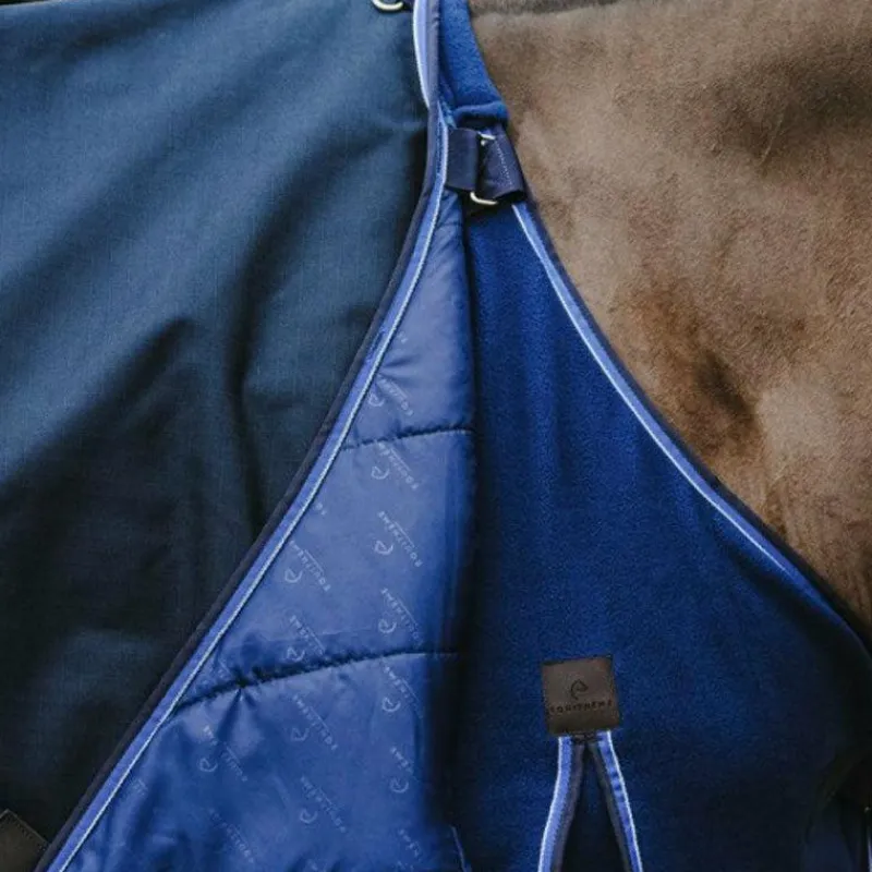 Couvertures Et Chemises*Equithème - Couverture d'extérieur Classic 1200D 200g Marine