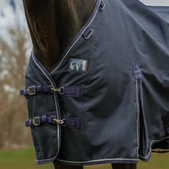 Couvertures Et Chemises*Equithème - Couverture d'extérieur Anatomic Aisance 1200D 100g Marine