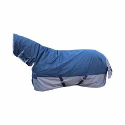 Couvertures Et Chemises*Equithème - Couverture d'extérieur Tyrex "Combo" 600D /gris 0g Marine