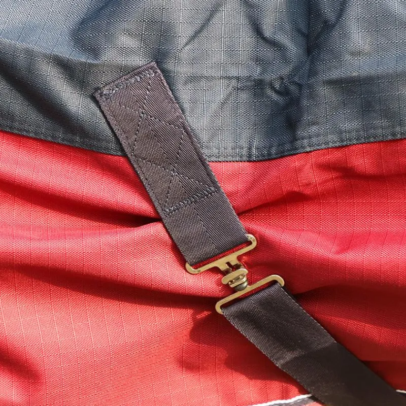 Couvertures Et Chemises*Equithème - Couverture d'extérieur Tyrex 1200D high neck /bordeaux 0g Marine