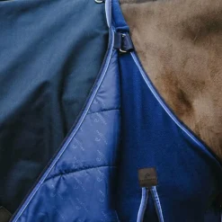 Couvertures Et Chemises*Equithème - Couverture d'extérieur Classic 1200D 0g Marine