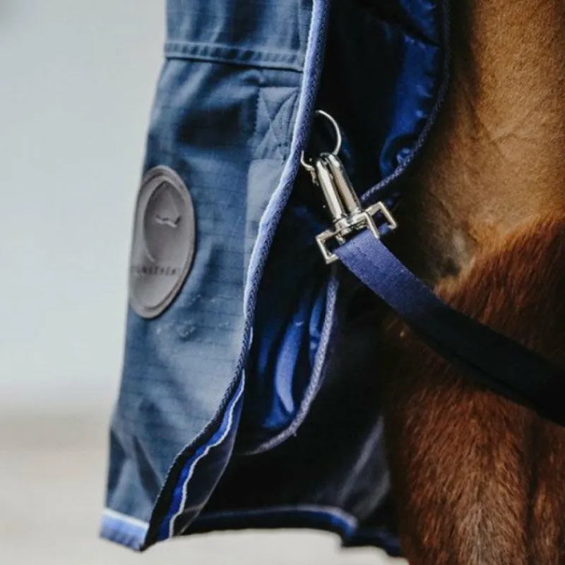 Couvertures Et Chemises*Equithème - Couverture d'extérieur Classic 1200D 0g Marine