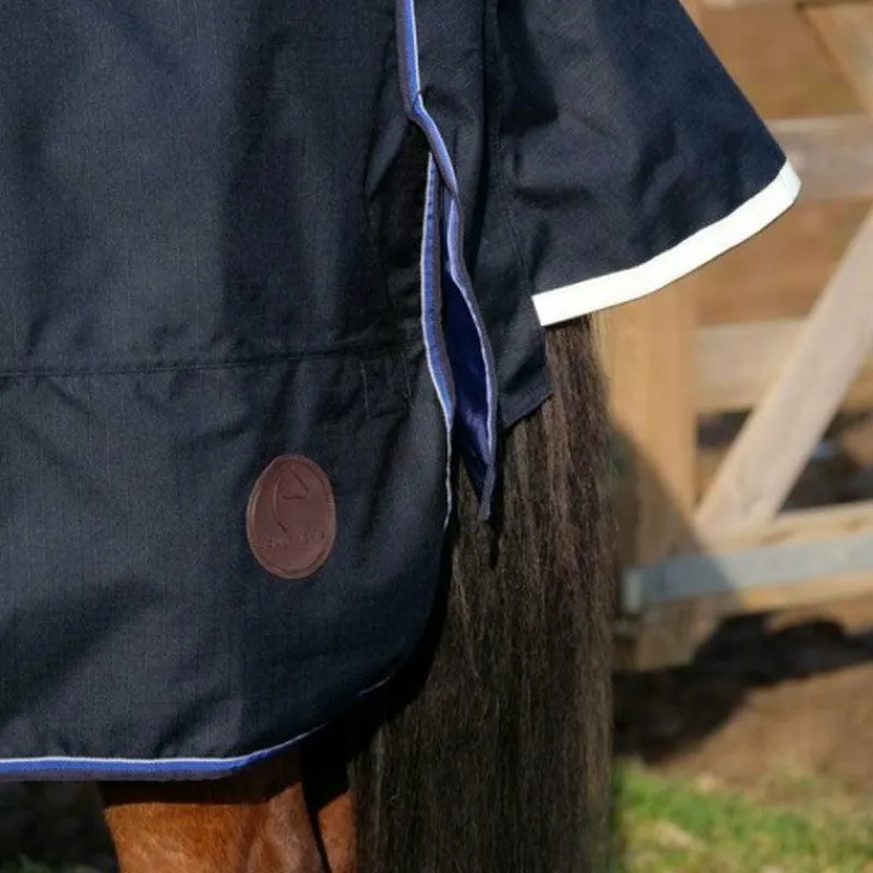 Couvertures Et Chemises*Equithème - Couverture d'extérieur Classic 1200D 0g Marine