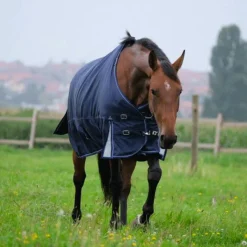 Couvertures Et Chemises*Equithème - Couverture d'extérieur Tyrex 1680D 220g Marine