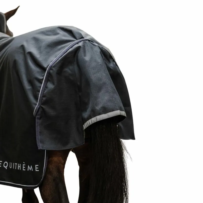 Couvertures Et Chemises*Equithème - Couverture d'extérieur Atomic Combo 1200 D 50g Marine