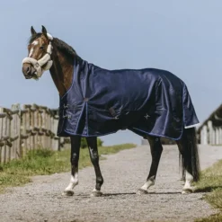Couvertures Poneys|Couvertures Et Chemises*Equithème - Couverture d'extérieur Classic 1200D High Neck 50g Marine