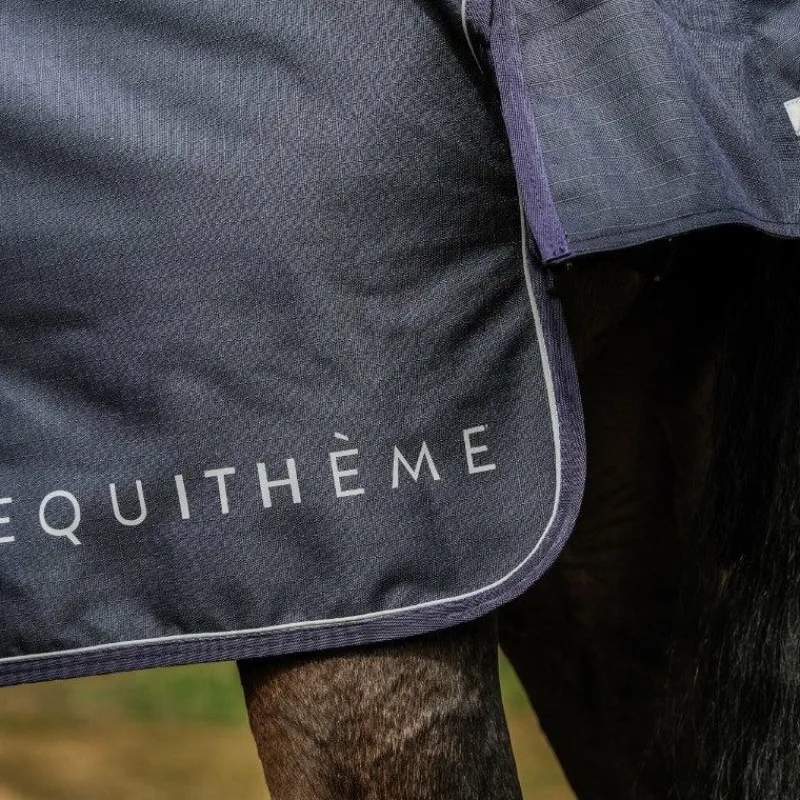 Couvertures Et Chemises*Equithème - Couverture d'extérieur Anatomic Aisance 1200D 200g Marine