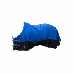 Couvertures Et Chemises*Equithème - Couverture d'extérieur Tyrex 1200D "Aisance" /noir 150g Bleu