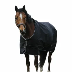 Couvertures Poneys|Couvertures Et Chemises*Equithème - Couverture d'extérieur Tyrex 600D 0g Noir
