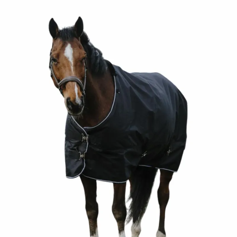 Couvertures Poneys|Couvertures Et Chemises*Equithème - Couverture d'extérieur Tyrex 600D 0g Noir