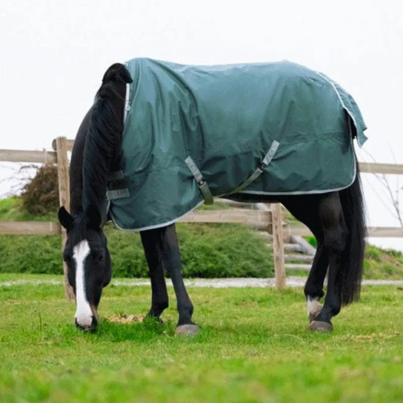 Couvertures Et Chemises*Equithème - Couure Tyrex 600D recyclée 50g Vert