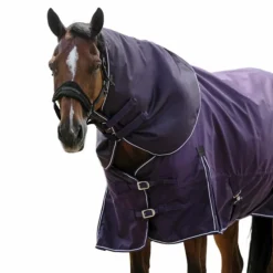 Couvertures Poneys|Couvertures Et Chemises*Equithème - Couvre-cou Tyrex 600D prune 0g Violet