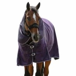 Couvertures Poneys|Couvertures Et Chemises*Equithème - Couvre-cou Tyrex 600D prune 0g Violet