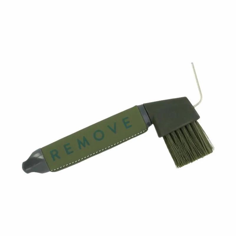 Cure-Pieds*Equithème - Cure-pieds Je t'aime olive Vert