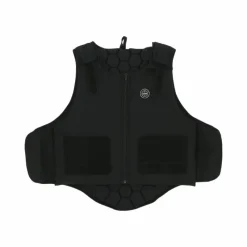 Coques Dorsales*Equithème - Dorsale enfant Hexaflex Noir