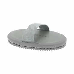 Étrilles*Equithème - Etrille Je t'aime strass Gris