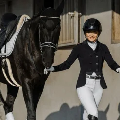 Vestes De Concours*Equithème - Frac de dressage femme Munich Noir