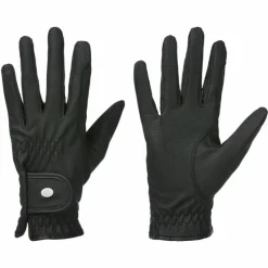 Gants D'Équitation|Cso*Equithème - Gants "Classic" Noir