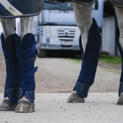 Guêtres De Transport|Guêtres De Transport*Equithème - Guêtres de transport Classic Mesh x4 Marine