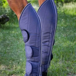 Guêtres De Transport|Guêtres De Transport*Equithème - Guêtres de transport 600D renforcé x4 Marine