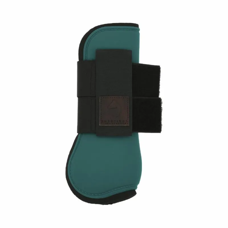 Guêtres Ouvertes Poneys|Guêtres Ouvertes*Equithème - Guêtres protège-tendons canard x2 Bleu