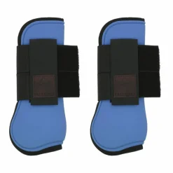 Guêtres Ouvertes Poneys|Guêtres Ouvertes*Equithème - Guêtres protège-tendons ciel x2 Bleu