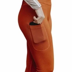 Leggings D'Équitation*Equithème - Legging d'équitation femme Acacia Orange