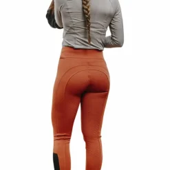 Leggings D'Équitation*Equithème - Legging d'équitation femme Brigitte Orange