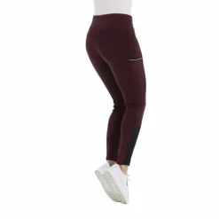 Pantalons D'Équitation*Equithème - Legging d'équitation femme Brigitte Bordeaux