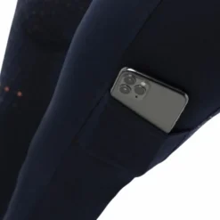 Leggings D'Équitation|Dressage*Equithème - Legging d'équitation femme full grip Lyly Marine