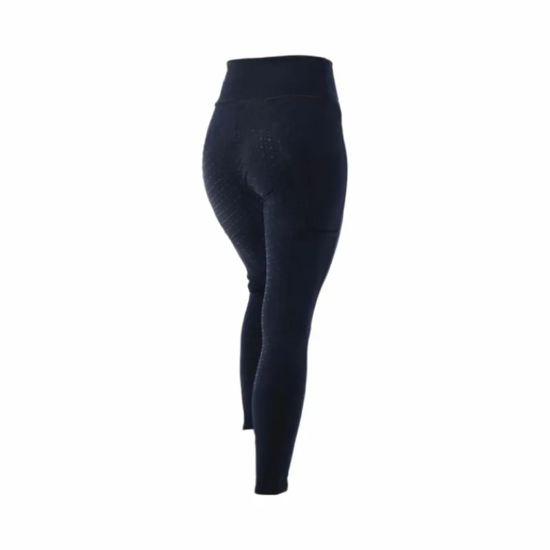 Leggings D'Équitation|Dressage*Equithème - Legging d'équitation femme full grip Lyly Marine