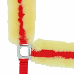 Licols Avec Mouton*Equithème - Licol mouton synthétique rouge